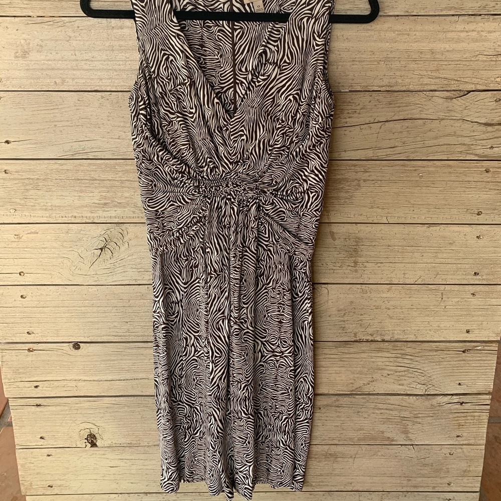 Banana Republic Issa Co. Giraffe Print Dress Sz0